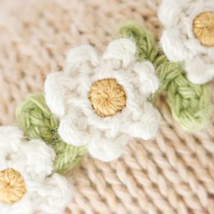 Baby honey bear (ivory floral) | Cuddle + Kind-3