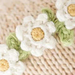 Baby honey bear (ivory floral) | Cuddle + Kind-3