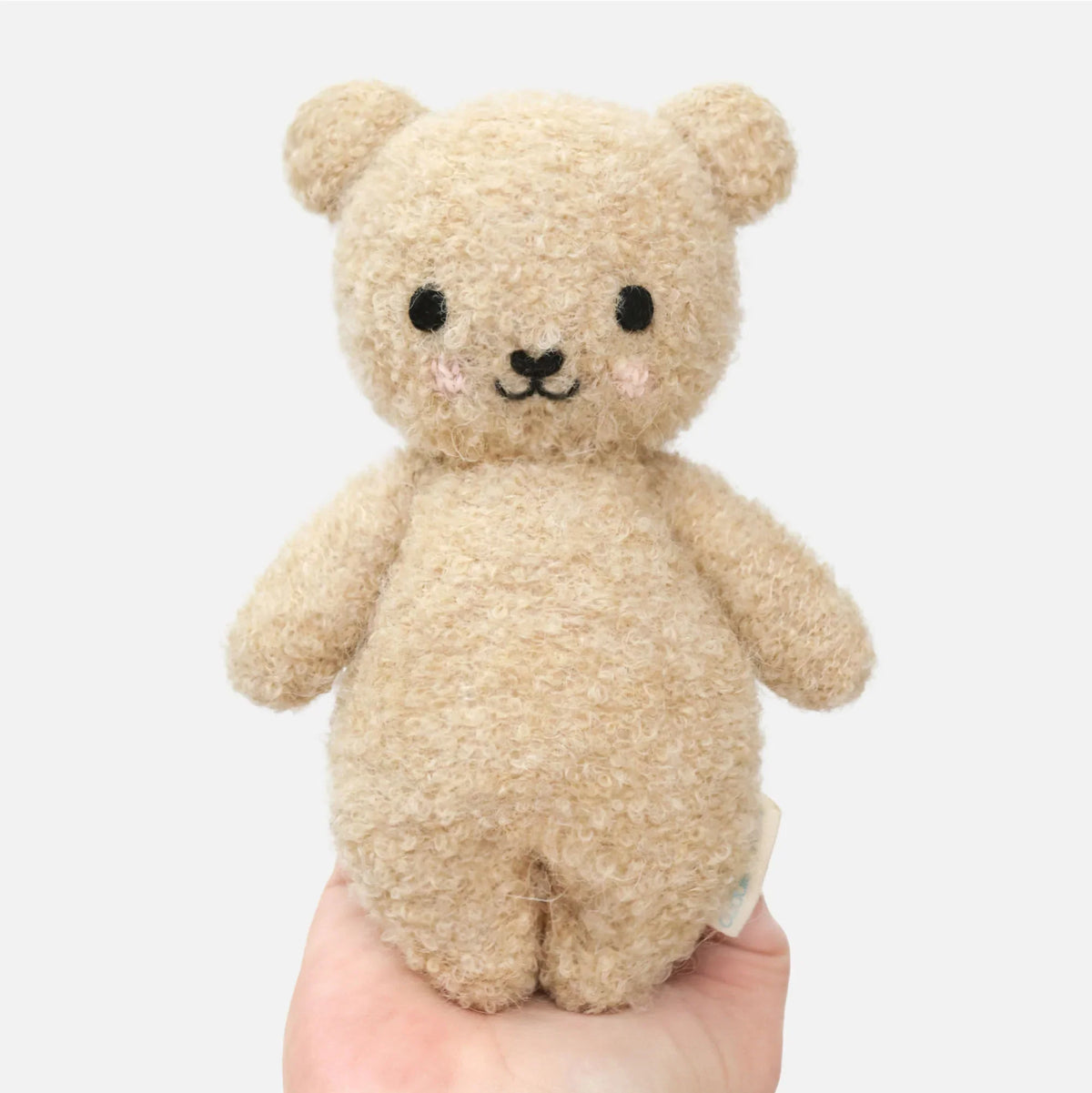 Baby bouclé bear (Honey) | Cuddle + Kind-3