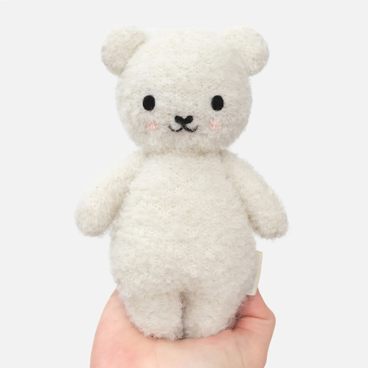 Baby bouclé bear (Ivory) | Cuddle + Kind-3