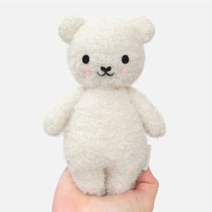 Baby bouclé bear (Ivory) | Cuddle + Kind-3