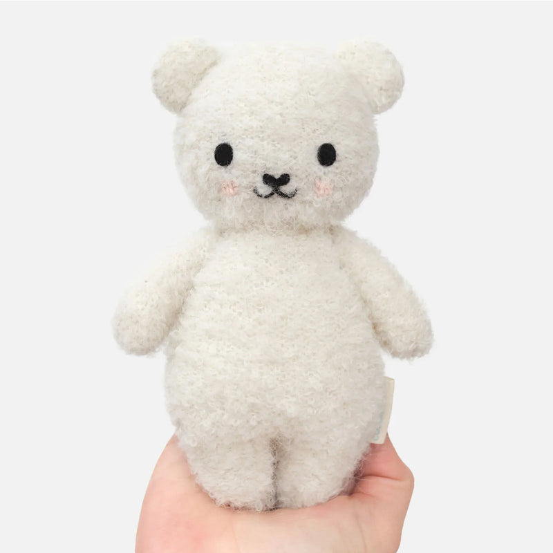 Baby bouclé bear (Ivory) | Cuddle + Kind-3