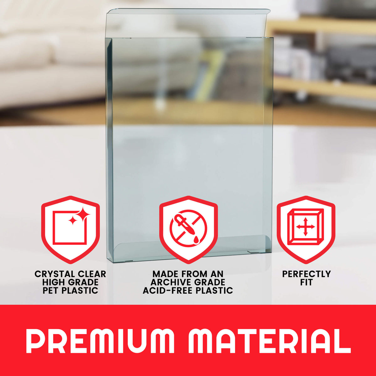 EVORETRO Display Case Protector for PS3/PS4 Steel Book Box PET Protector-6