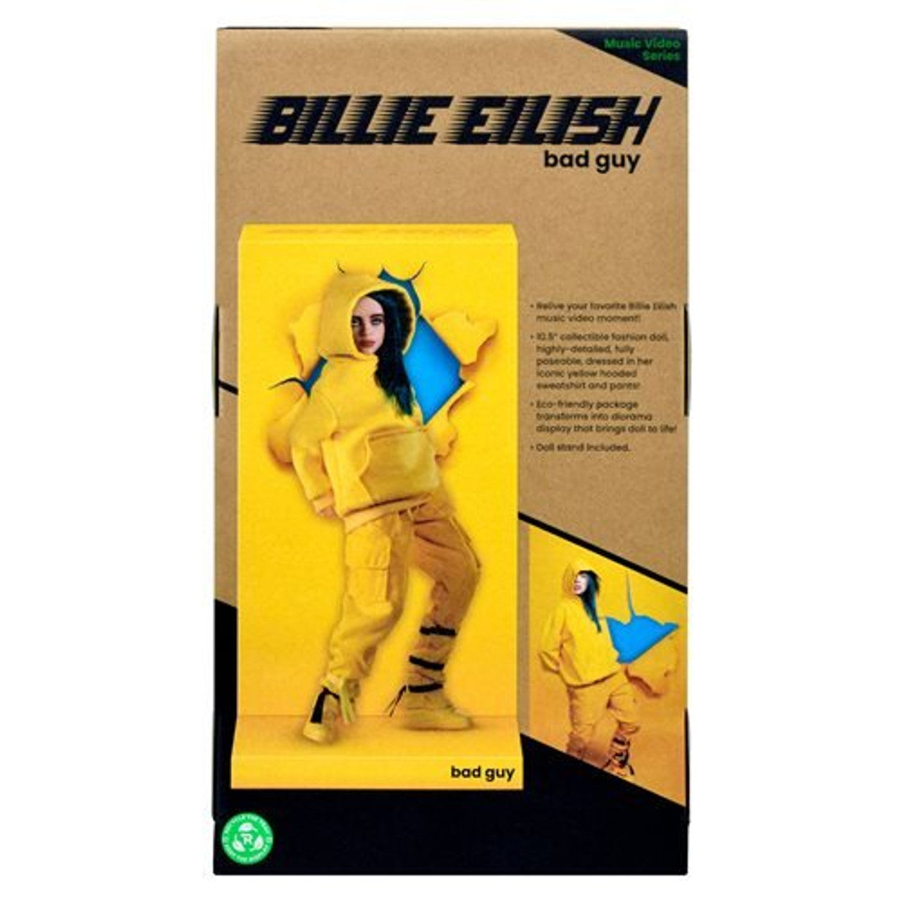 Billie Eilish – Figura de acción "Bad Guy" de 6 pulgadas (UPC: 043377562214)