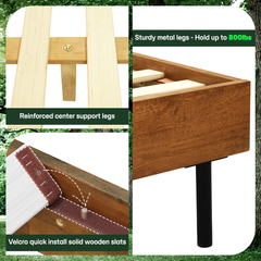 Alander Solid Wood Bed Frame-20
