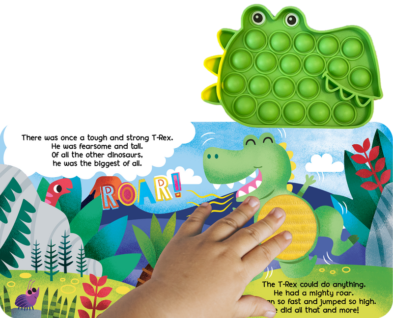 Little Hippo Books - Little T-Rex - Your Sensory Fidget Friend - Ages 1+-2