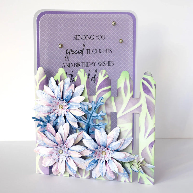 White 5x7 Picket Fence Cards & Envelopes, Pack of 12-8