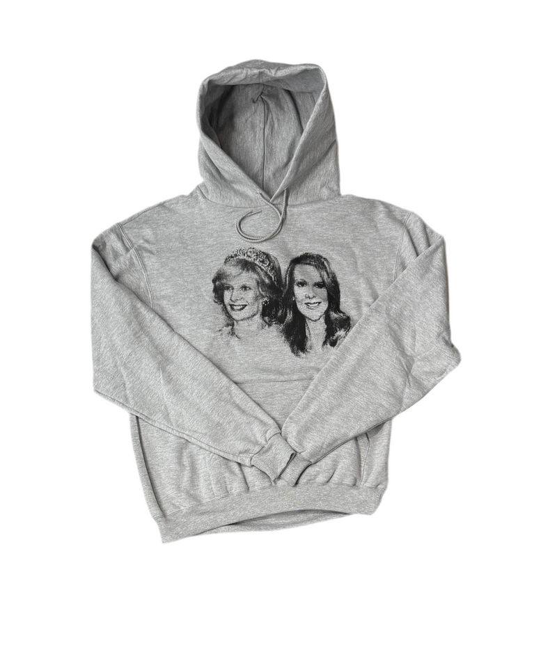 Classic Grip 'Diana & Dion' Hoodie - Grey-1