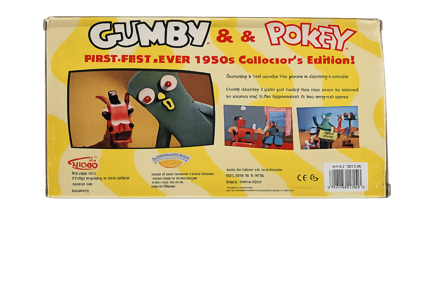 Gumby & Pokey Bendable Figure Set – Classic TV Series 2-Pack