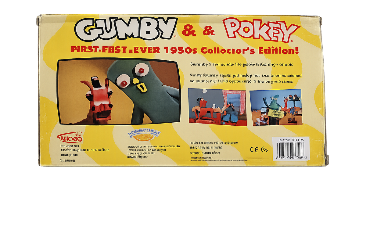 Gumby & Pokey Bendable Figure Set – Classic TV Series 2-Pack
