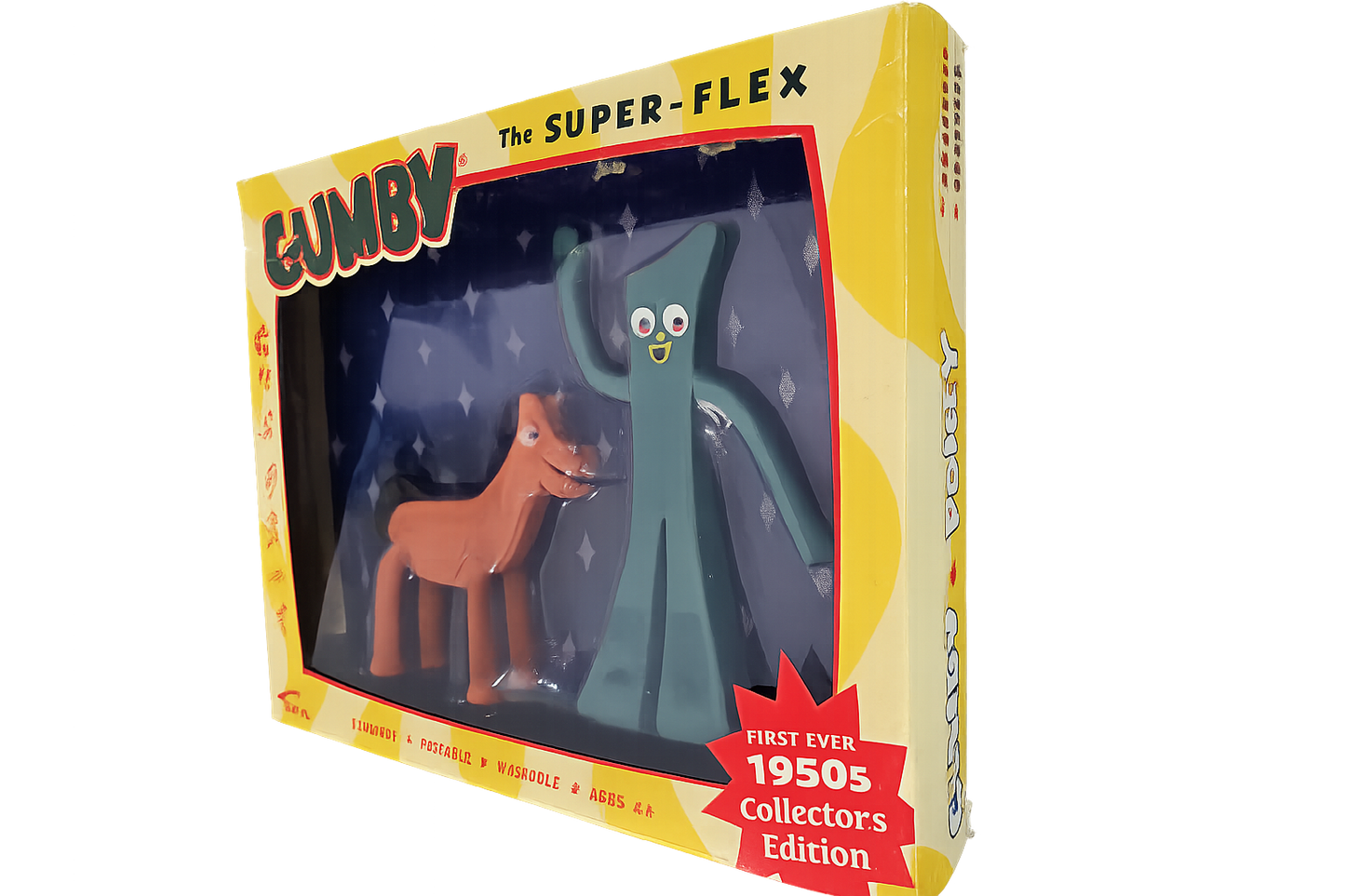 Gumby & Pokey Bendable Figure Set – Classic TV Series 2-Pack
