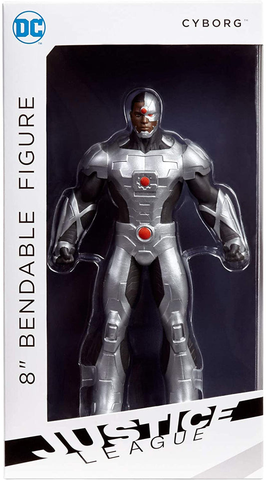 DC Comics Justice League Cyborg 8" Bendable Action Figure (UPC: 054382039776)