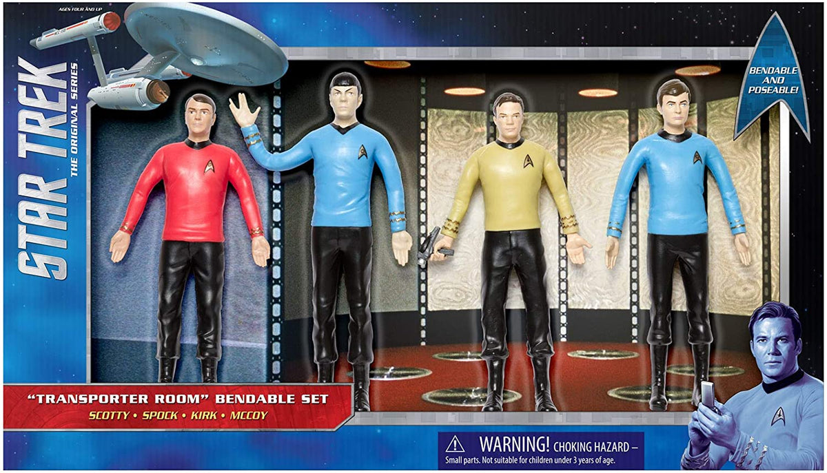 Star Trek: The Original Series – Transporter Room Bendable Figure Boxed Set (2018)