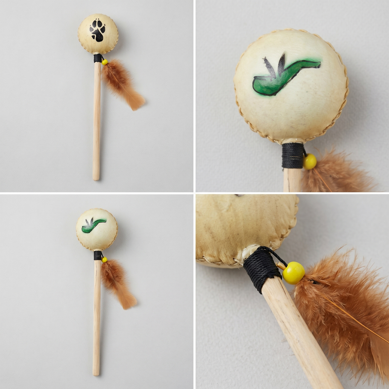 Handcrafted Ceremonial Rattle (4)-1