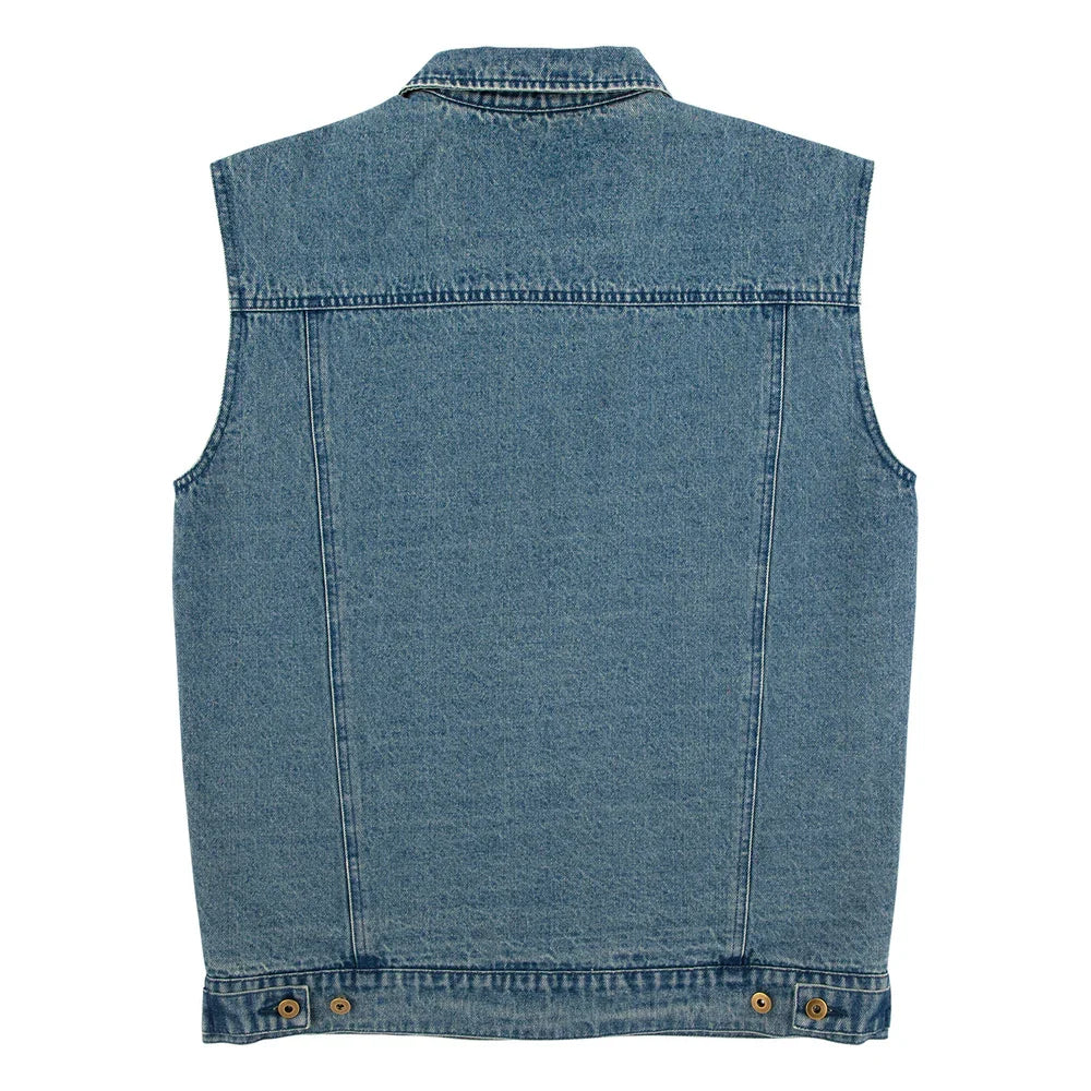 Creature x Cannibal Corpse Denim Vest - Light Denim-3