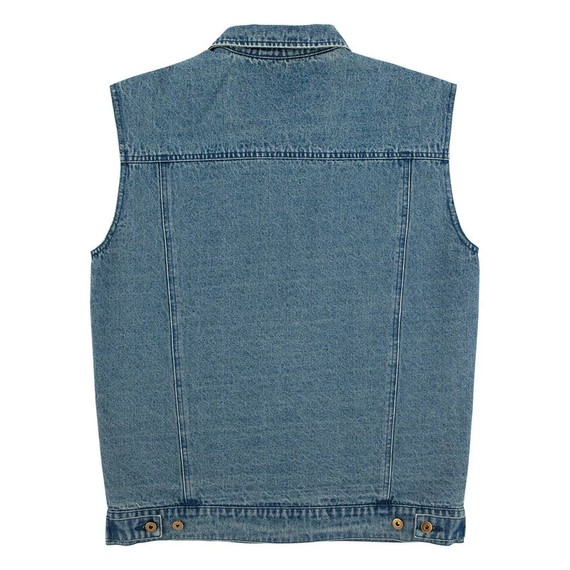 Creature x Cannibal Corpse Denim Vest - Light Denim-3