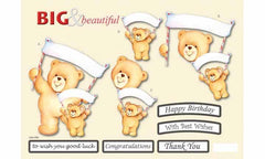 Craft UK B&B Two Bears with Banners-1