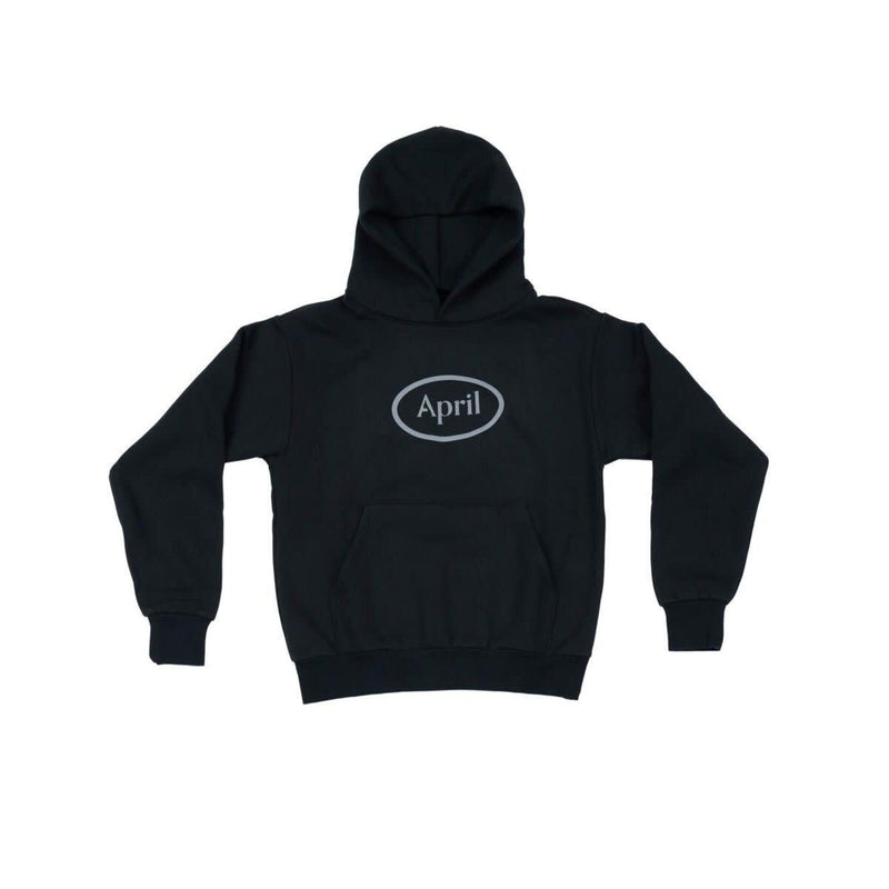 April Skateboards 'OG Puff Print' Hoodie - Black-1