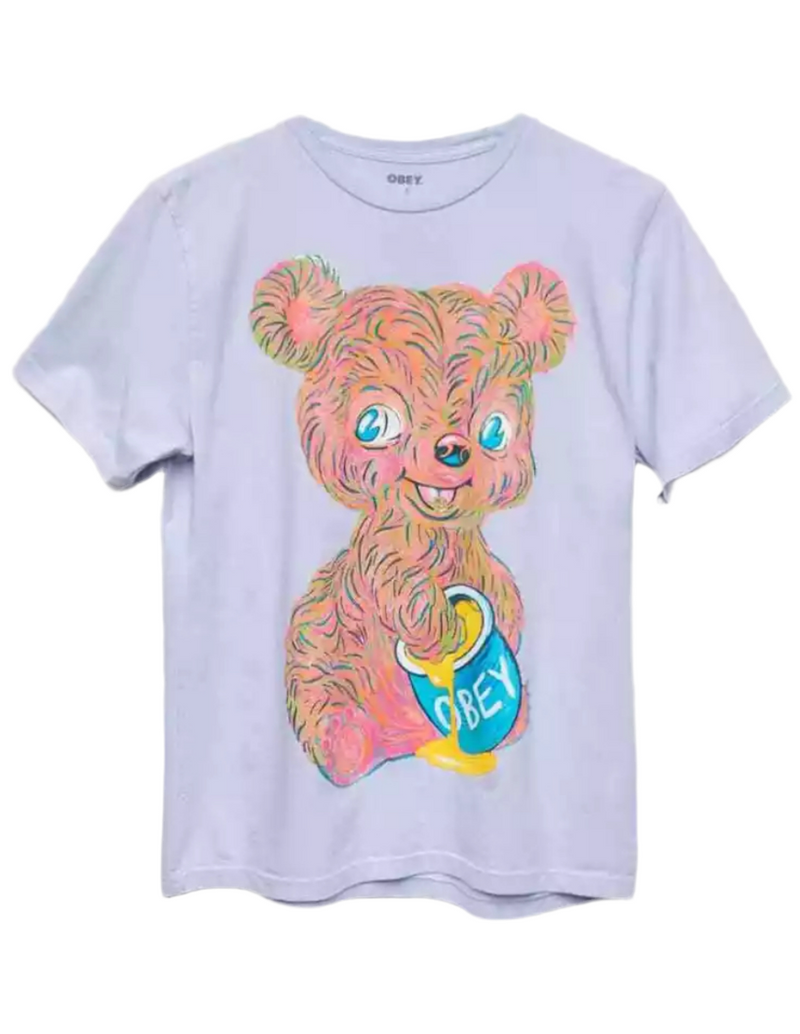 Obey 'Honey Bear' Tee - Opal (Women's)-1
