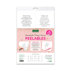 Kanban Crafts Wonderful Days Verses Peelables, 48 stickers-1
