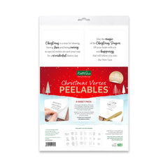 Kanban Crafts Christmas Verses Peelables, 48 stickers-1