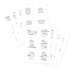 Kanban Crafts Christmas Verses Peelables, 48 stickers-3
