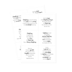 Kanban Crafts Christmas Verses Peelables, 48 stickers-4
