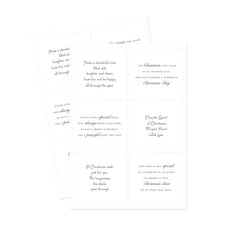 Kanban Crafts Christmas Verses Peelables, 48 stickers-7