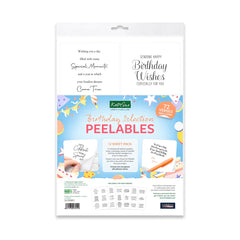 Selección de cumpleaños de Kanban Crafts, pegatinas despegables, 72 unidades-1