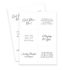 Adhesivos Messages of Faith, 48 pegatinas-2