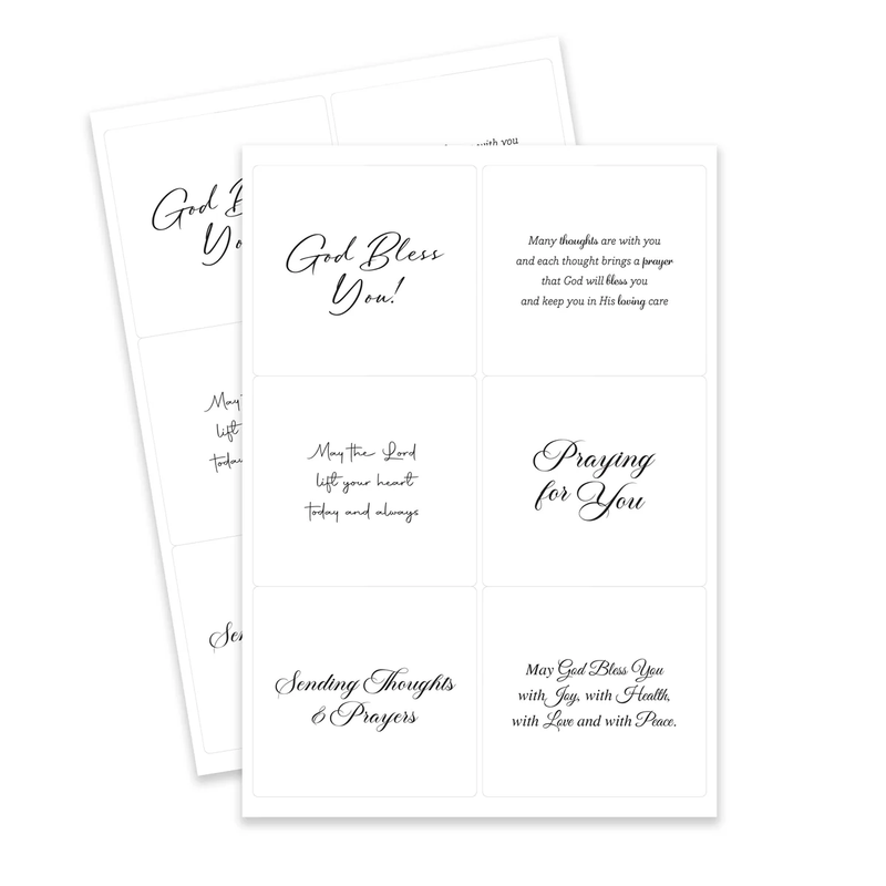 Adhesivos Messages of Faith, 48 pegatinas-2