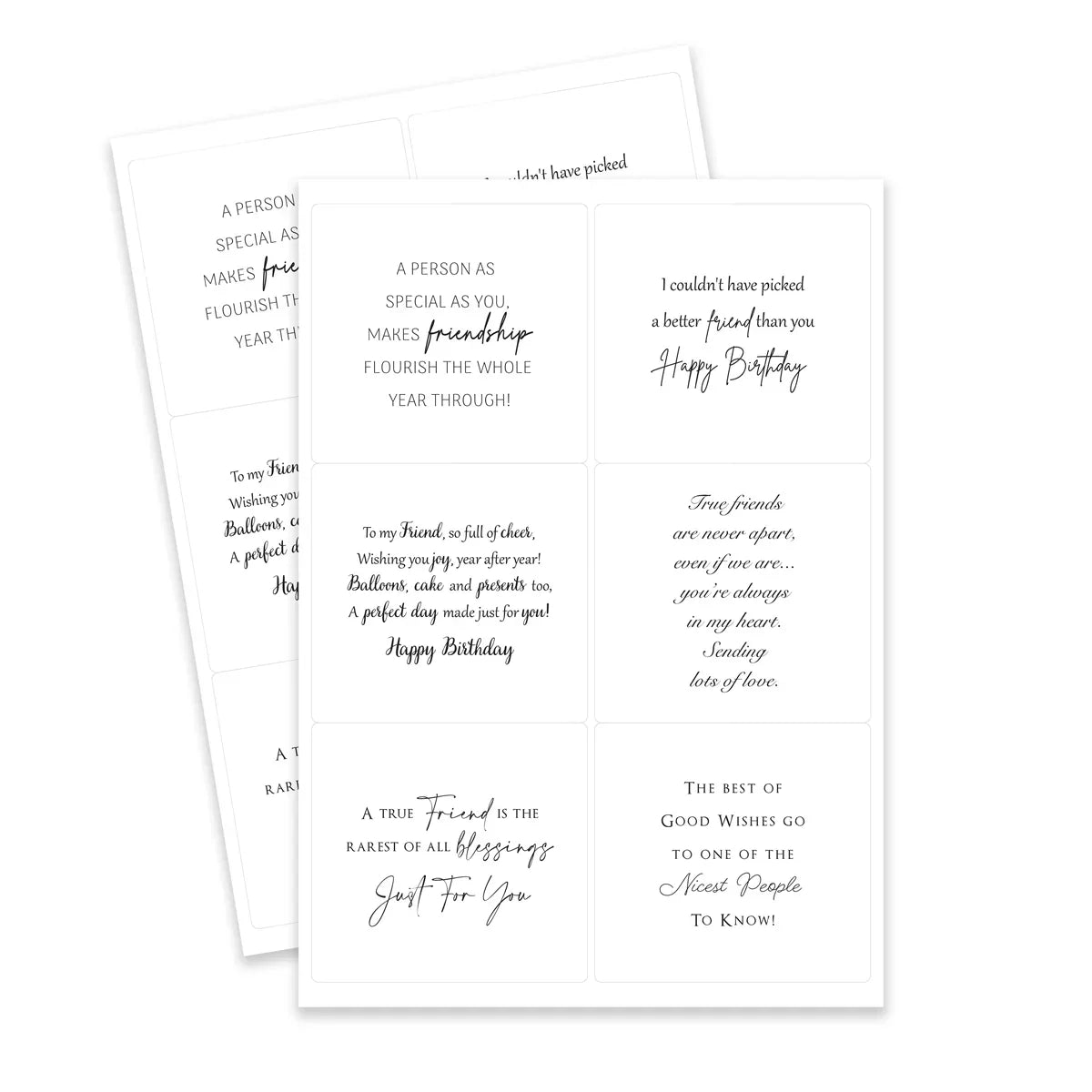 Family & Friends Peelables, 72 Stickers-8