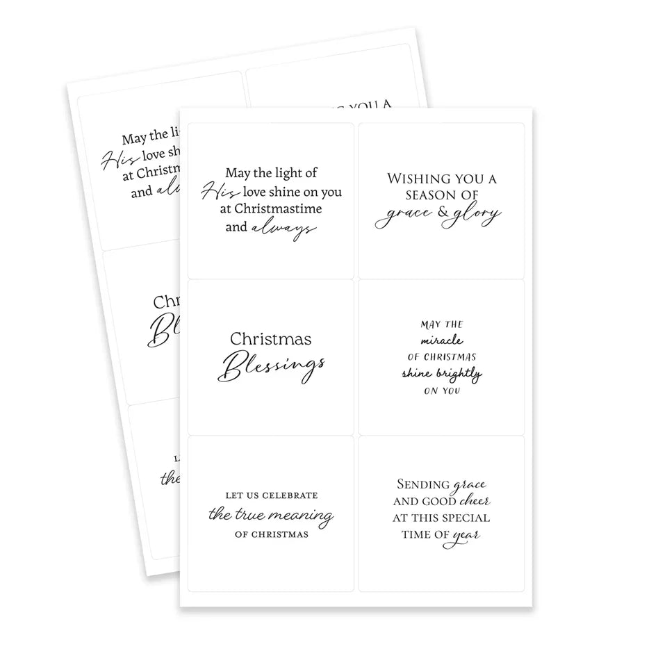 O Holy Night Peelables, 48 stickers-2