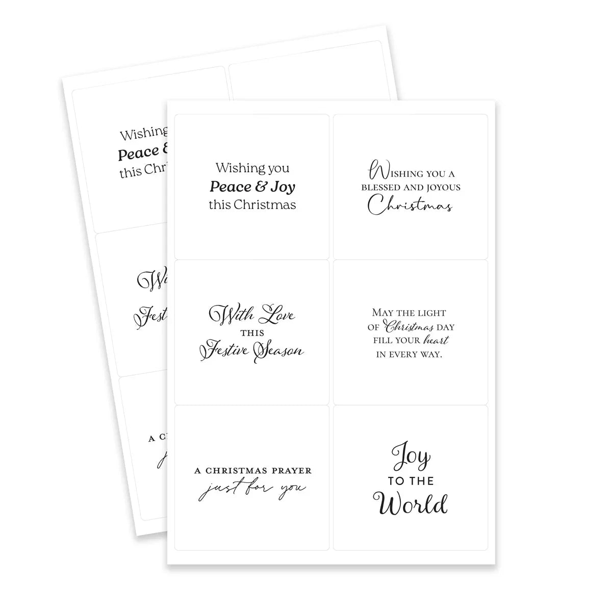 O Holy Night Peelables, 48 stickers-4
