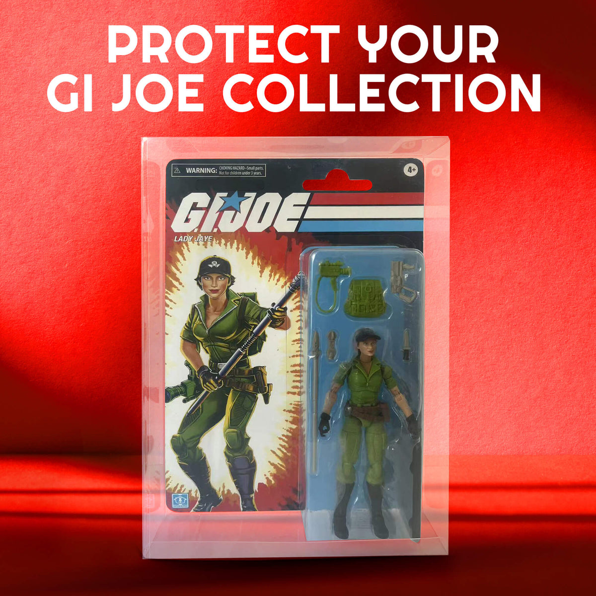 Protector Clamshell GI Joe Lady Jaye pack of 10-3