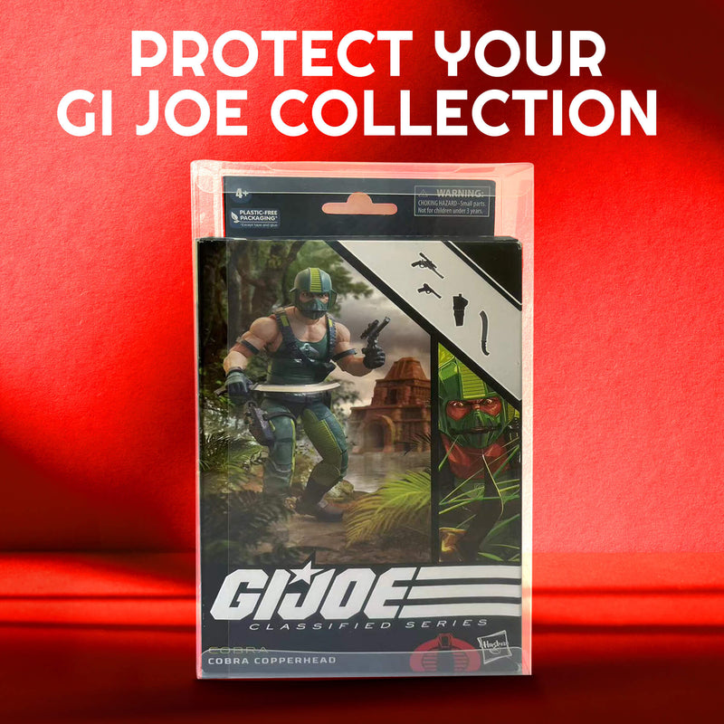 EVORETRO Display Case Protector for GI Joe Classified - No Window box with Hanger pack of 10-3