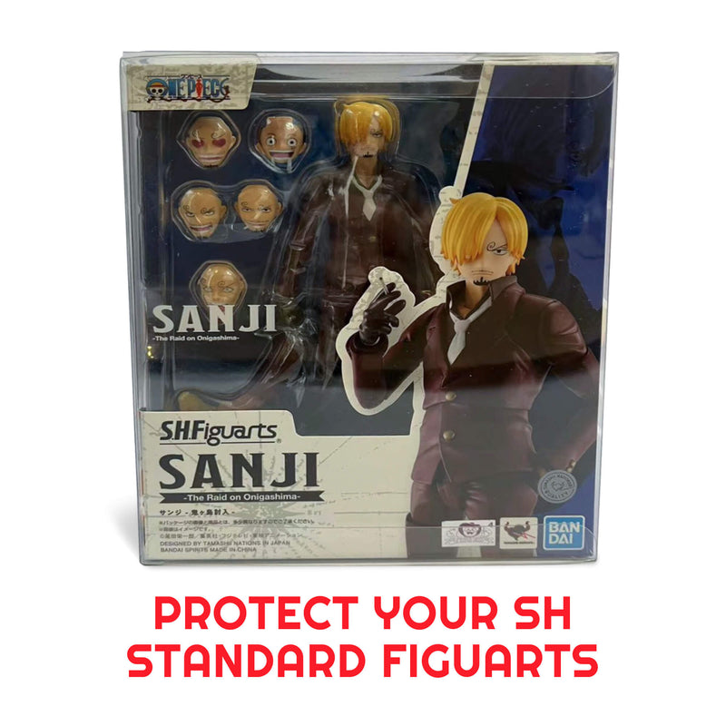 Transparent EVORETRO PET Display Case Protector for SH Figuarts Sanji Figure-4