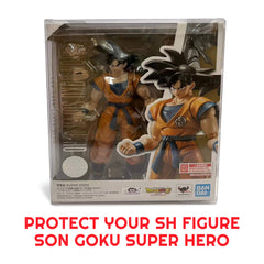 EVORETRO Display Case Protector for SH Figure Son Goku Super Hero PET Protector Pack of 10-6