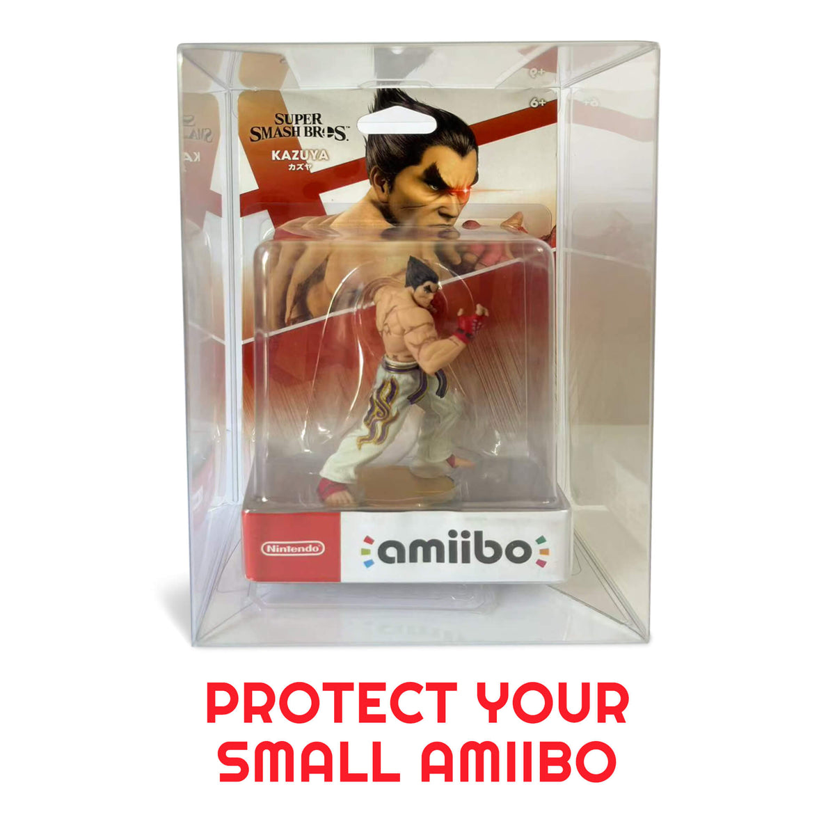 EVORETRO Protector for Small amiibo 12.9x7x19 PET Protector Pack of 10-6