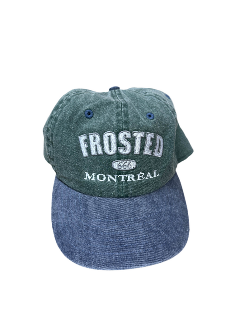 Frosted Skateboards '666' Cap - Green/Blue-1