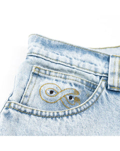 Magenta 'OG' Baggy Jeans - Ultrawashed-3