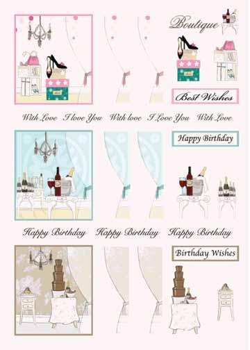 Craft UK Boutique Window Decoupage Shoes-1