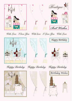 Craft UK Boutique Window Decoupage Shoes-1