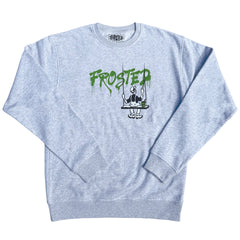 Frosted Skateboards 'Painter Logo' Sweatshirt - Ash Grey-1