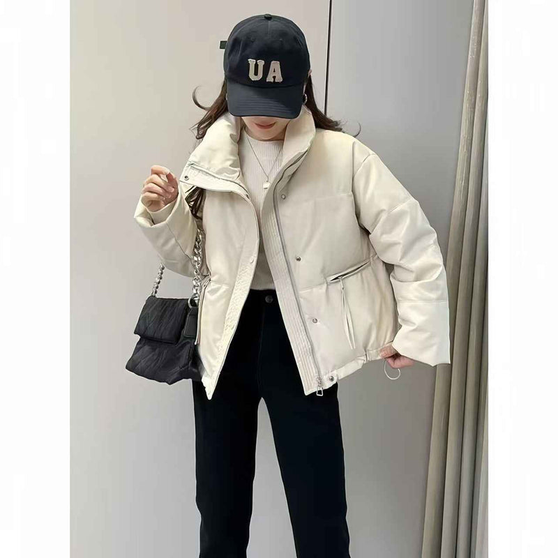 Women's Warm Wash-Free Loose-Fit Padded Cotton Coat-1