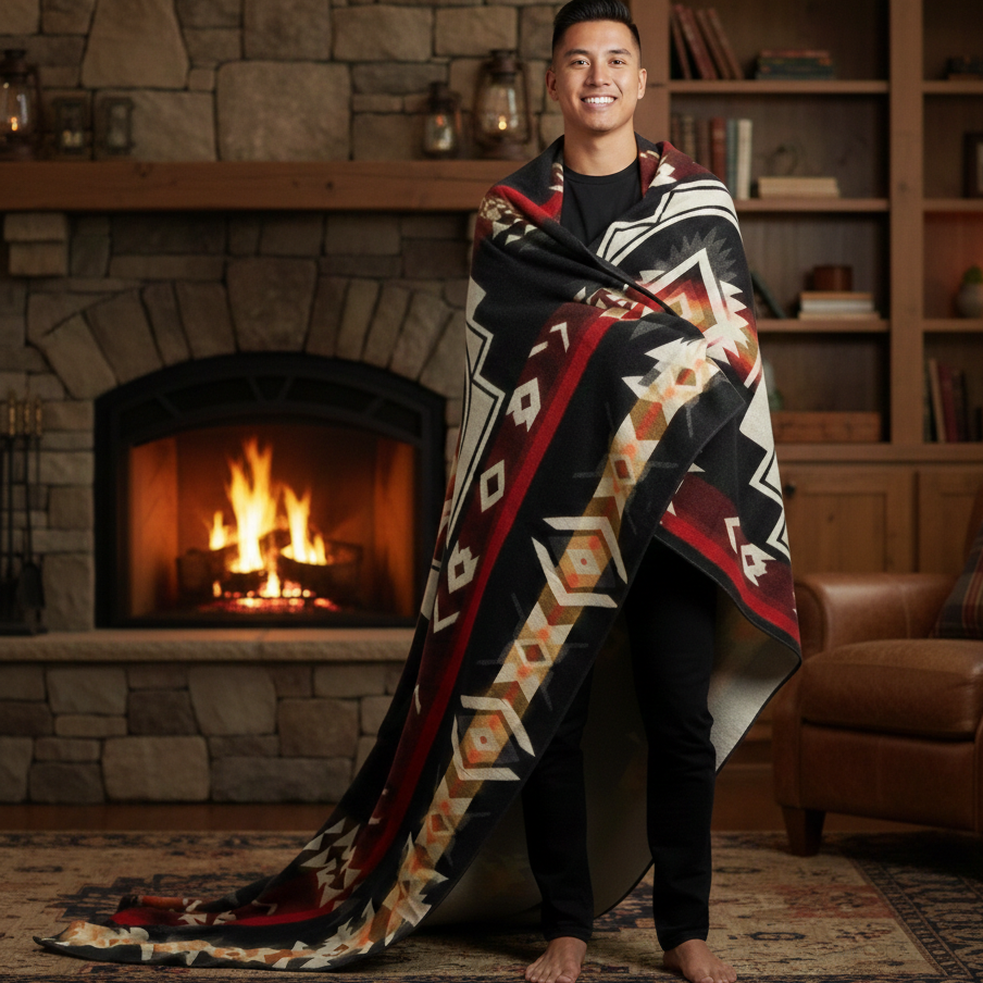 Four Winds Alpaca Blanket-13