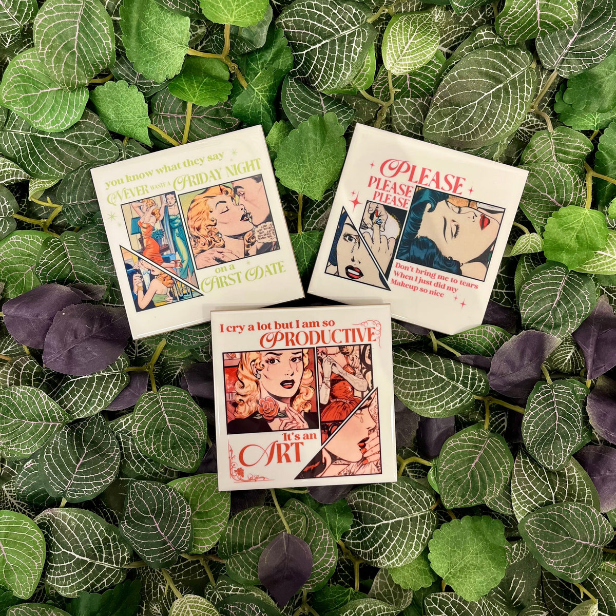 Never Waste A Friday Night Comic Coaster-2