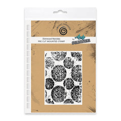 Distressed Mandala Pre Cut Rubber Stamp by Andy Skinner-1