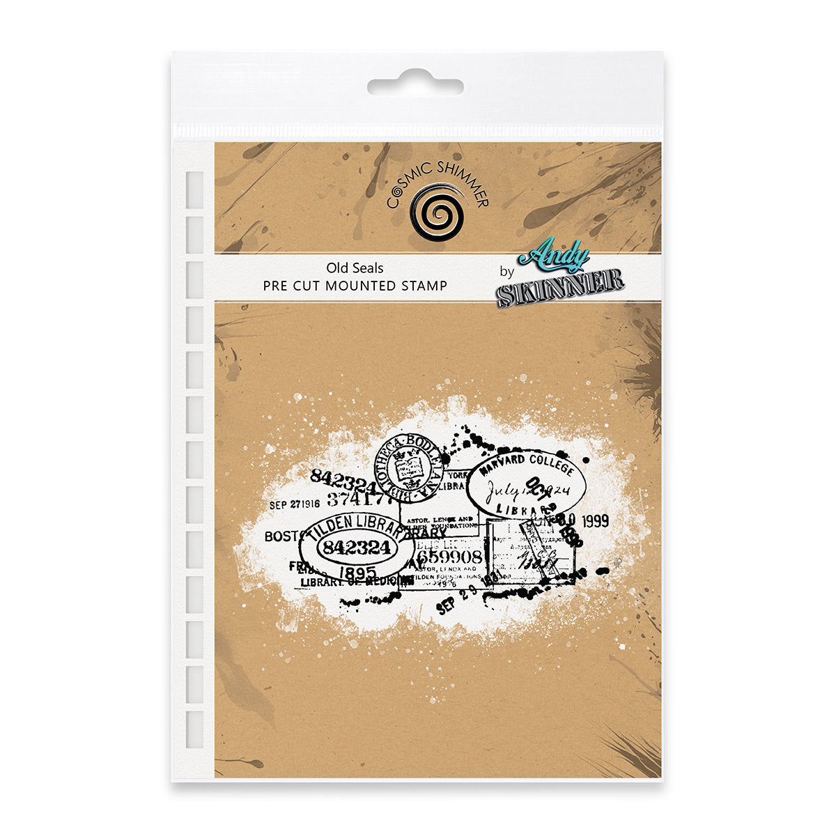Old Seals Pre Cut Rubber Stamp Set by Andy Skinner-1