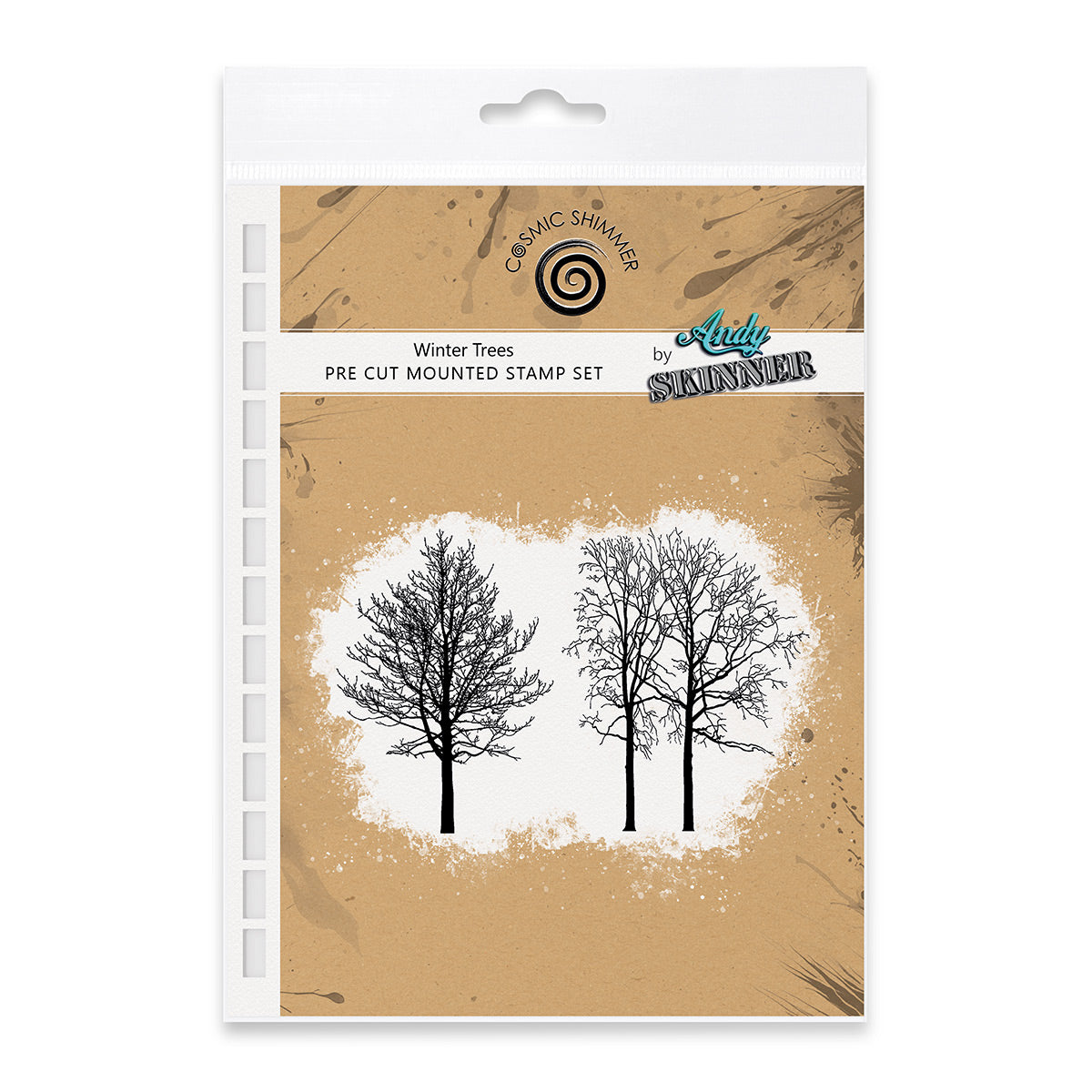 Winter Trees Rubber Pre Cut Rubber Stamp Set by Andy Skinner-1
